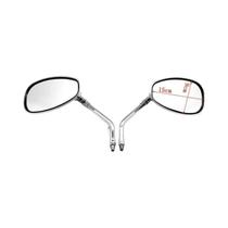 Chrome Universal 10mm 360 graus Espelhos Retrovisores Para Motocicleta, Motocross, Scooter, E-bike, Chrome Universal 10mm 360 graus Espelhos Retrovisores Para Motocicleta, Motocross, Scooter, E-bike,