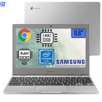 Chromebook Samsung Celeronn4020 4Gb 32Gb E.Mmc 11,6 Hd