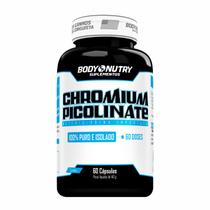 Chromium Picolinate Picolinato de Cromo Puro Pote 60 Capsulas Suplemento Mineral Sem Sabor Importado Original - Body Nutry Chromium Picolinate Picolinato de Cromo Puro Pote 60 Capsulas Suplemento Mineral Sem Sabor Importado Original - Body Nutry
