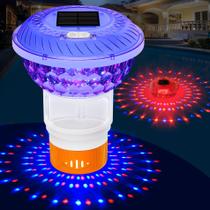 Chsuiwe Solar Floater Chsuiwe Solar com show de luzes coloridas