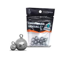 Chumbada Down Shot Para Pesca Kit Pacote 14un Pescaria Bola Esfera Chumbo