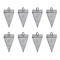 Chumbadas de pesca TKHDBF em forma de pirâmide para pesca em água salgada