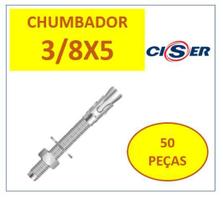 Chumbador Parabolt Cba 3/8 X 5 Pbc Zincado 50 Peças