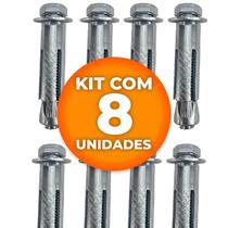 Chumbador Parabolt Com Parafuso 5/16 x 2.1/4 - 8 unidades Chumbador Parabolt Com Parafuso 5/16 x 2.1/4 - 8 unidades