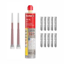 Chumbador Químico VL com 10 Camisas Bucha Injeção 12mm Chumbador Químico VL com 10 Camisas Bucha Injeção 12mm