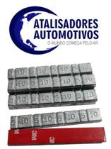 Chumbo adesivo colante 5x10 (60g) roda liga leve Chumbo adesivo colante 5x10 (60g) roda liga leve
