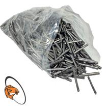 Chumbo ( Tipo Prego ) 6 mm x 6 cm Kit 1Kg P/ Rede de Pesca