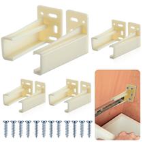 Chunful Suportes Plásticos para Trilho de Gaveta, Placas Traseiras, 4 Pares Chunful Suportes Plásticos para Trilho de Gaveta, Placas Traseiras, 4 Pares