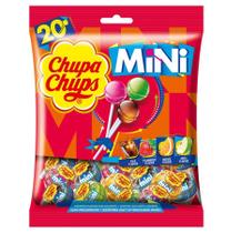 Chupa chups mini pirulito corante natural 20 peças 120g Chupa chups mini pirulito corante natural 20 peças 120g