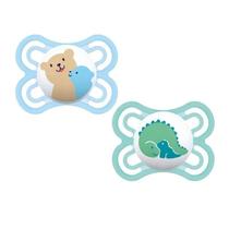 Chupeta 6 Meses Perfect Azul Embalagem Dupla - Mam Baby Chupeta 6 Meses Perfect Azul Embalagem Dupla - Mam Baby