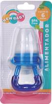 Chupeta Alimentadora Infantil Silicone Introduçao Alimentar Cor Azul Tamanho Médio