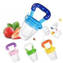 Chupeta Alimentadora Mordedor Bico de Silicone Macio Frutinha Sugador Introdução Alimentar
