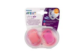 Chupeta avent ortodontica pele sensivel kit c/ 2 philips