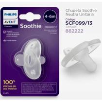 Chupeta Avent Soothie neutra bebê calmante 4-6 meses