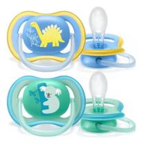 Chupeta Avent Ultra Air Boys 2un Decorada 18m+ - Philips Avent