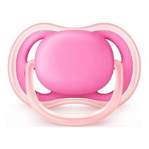 Chupeta Avent Ultra Air Rosa Bebês Meninas De 6 a 18 Meses