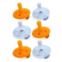 Chupeta Baby Shusher Shushie de Silicone Livre de BPA Pacote com 6 Chupeta Baby Shusher Shushie de Silicone Livre de BPA Pacote com 6