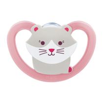 Chupeta bebê silicone livre bpa +18 meses gatinha nuk space