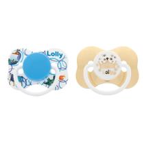 Chupeta Bico 100% Silicone Borboleta Tam 2 - Lolly