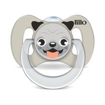 Chupeta Bico de Silicone 6m+ Funny Animais Cachorro - Lillo