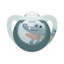 Chupeta Bico de Silicone 6m+ Star Azul - NUK