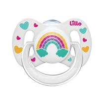Chupeta Bico de Silicone Funny 6m+ Lilás - Lillo Chupeta Bico de Silicone Funny 6m+ Lilás - Lillo