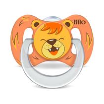 Chupeta Bico de Silicone Funny Animais 6m+ Leão Lillo
