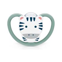 Chupeta Bico de Silicone Space Decorada 18m+ Rosa - Nuk