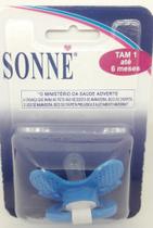 Chupeta Bico Redondo Recém Nascido 100% Silicone Marca Sonne Blister Chupeta Bico Redondo Recém Nascido 100% Silicone Marca Sonne Blister