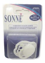Chupeta Big Bico 100% Silicone Redondo Sonne No Blister