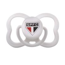 Chupeta Borboleta São Paulo Oficial Bico Assimétrico Tamanho 01 Livre de BPA Kids Gol