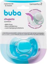 Chupeta Buba Comfort 6m+ Lisa Azul Buba