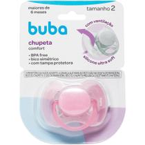 Chupeta Buba Comfort Tamanho 2 (Acima de 6 meses) - Rosa