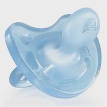 Chupeta chicco com Estojo 16-36 meses 100% Silicone Livre bpa Soft Azul