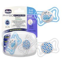 Chupeta Chicco Physio Forma Light 0 A 6 Meses Menino Menina Máxima Leveza Chicco