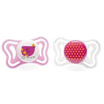 Chupeta Chicco Physio Light 16 a 36 Meses Rosa Estampas Sortidas 2 Unidades Chupeta Chicco Physio Light 16 a 36 Meses Rosa Estampas Sortidas 2 Unidades