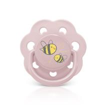 Chupeta com Bico em Silicone Candy 6m+ Rosa Lillo