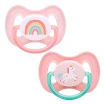 Chupeta Comfort Noturna c/2 Unicórnio 6-18 meses - Buba