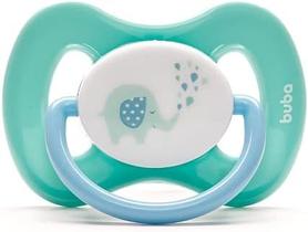 Chupeta Comfort Noturna Elefantinho 0-6 meses - Azul - Buba