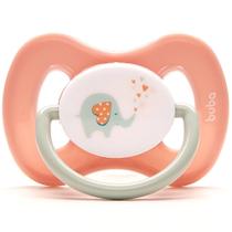 Chupeta Comfort Noturna Elefantinho 0-6 meses - Rosa - Buba