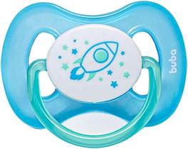 Chupeta Comfort Noturna Foguete 0-6 meses - Azul - Buba Chupeta Comfort Noturna Foguete 0-6 meses - Azul - Buba