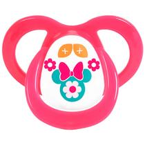 Chupeta de Bebê Infantil Bico de Silicone A Partir dos 6 Meses Vent II Disney Minnie Rosa Baby Go