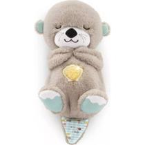 Chupeta de Pelúcia Fisher-Price Soothe 'n Snuggle Otter com Música