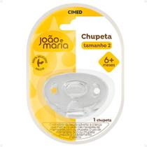 Chupeta De Silicone Cimed João e Maria 6+ Meses Tamanho 2