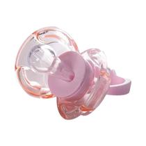 Chupeta De Silicone Para Bebês Com Tampa Protetora, Bico Redondo E Plano, Cabo De PP