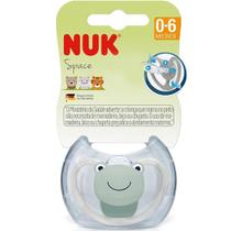 Chupeta de Silicone S1 0-6 Meses Space Sapinho Neutra NUK PA7349-1N