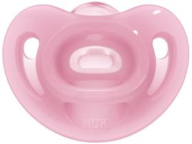 Chupeta de Silicone Sensitive Soft Rosa Tamanho N1 - nuk Chupeta de Silicone Sensitive Soft Rosa Tamanho N1 - nuk
