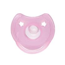 Chupeta de Silicone T1 Menina Rosa com Bico Convencional Calmante de 0 a 6 Meses Chupeta de Silicone T1 Menina Rosa com Bico Convencional Calmante de 0 a 6 Meses