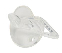 Chupeta de Silicone T2 Unissex Transparente com Bico Ortodontico +6 Meses Chupeta de Silicone T2 Unissex Transparente com Bico Ortodontico +6 Meses