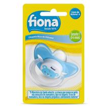 Chupeta desenhos fiona baby sil tam1 - azul